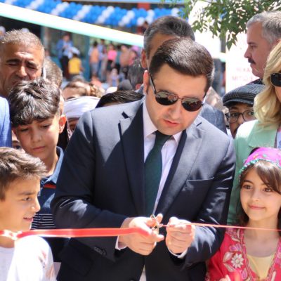 Bağlar Kaymakamı İsmail Pendik Ali Kuşçu İlkokulunda açılışa katıldı 2